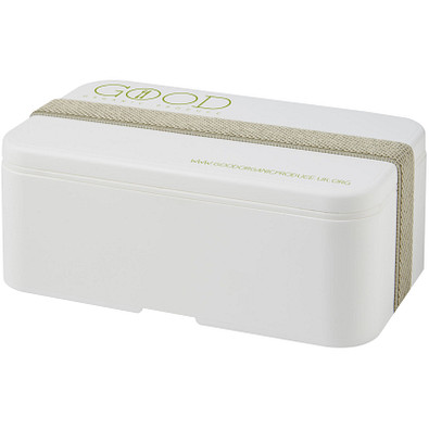 MIYO Lunchbox, weiß, kieselgrau