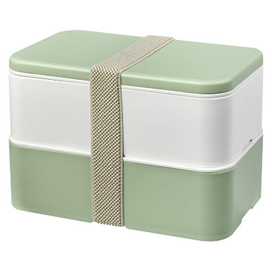 MIYO Renew Doppel-Lunchbox, elfenbeinweiß
