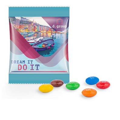 m&m's® Chocolate Minitüte, inkl. Druck, transparente Folie m&m's® Chocolate Minitüte, inkl. Druck, transparente Folie