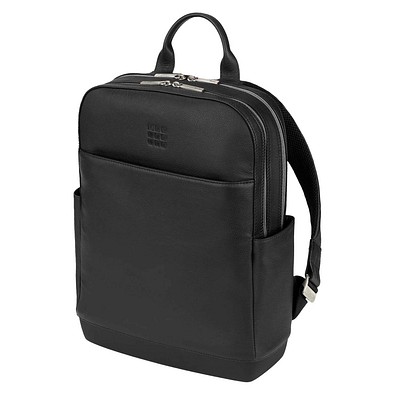 Moleskine Classic Pro Rucksack aus Leder, schwarz