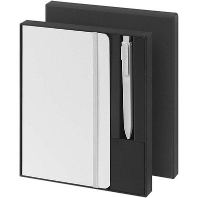 Moleskine Notizbuch und Stift Set, weiss