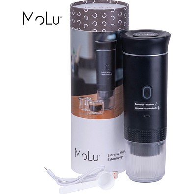 MoLu Espresso Maker Baton Rouge,schwarz