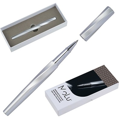 MoLu Messing Rollerball Praia Grande,silbergrau