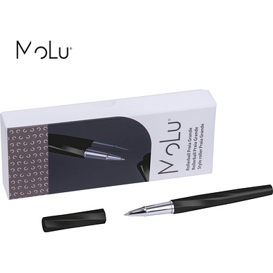 MoLu Messing Rollerball Praia Grande,schwarz