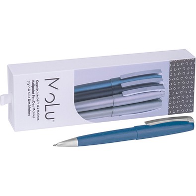 MoLu Metallkugelschreiber Des Moines,blau