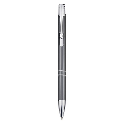 Moneta Kugelschreiber aus recyceltem Aluminium, grau