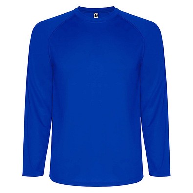 Montecarlo Langarm-Sport-Shirt für Kinder, blau, 4