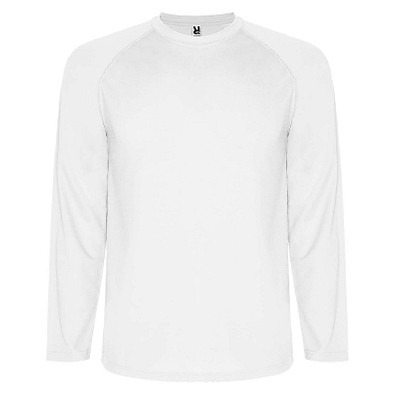 Montecarlo Langarm-Sport-Shirt für Kinder, weiss, 4