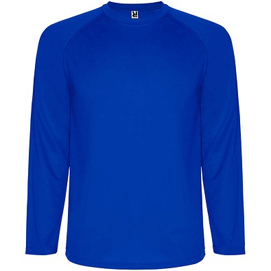 Montecarlo Langarm Sport-Shirt für Männer, blau, S