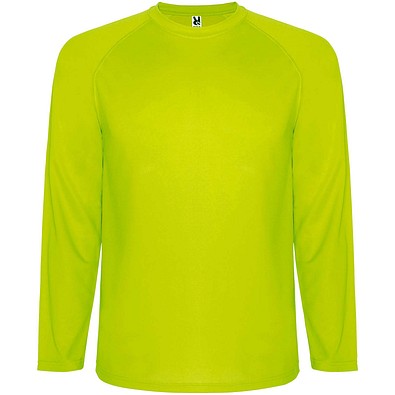 Montecarlo Langarm Sport-Shirt für Männer, Fluor Yellow, M