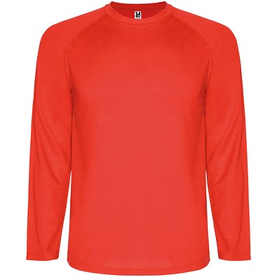 Montecarlo Langarm Sport-Shirt für Männer, rot, S