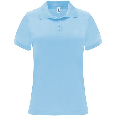 Monzha Sport Poloshirt für Damen, himmelblau, XL