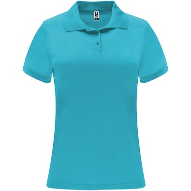 Monzha Sport Poloshirt für Damen, türkis, M