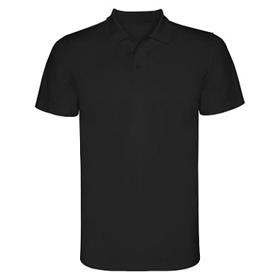 Monzha Sport Poloshirt für Herren, schwarz, M