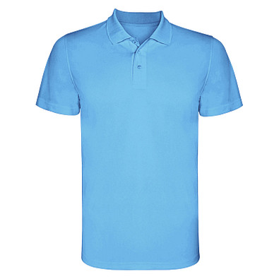 Monzha Sport Poloshirt für Herren, türkis, 2XL