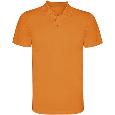Monzha Sport Poloshirt für Kinder, Fluor Orange, 8