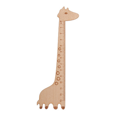 Holzlineal Looney, Giraffe, braun Holzlineal Looney, Giraffe, braun