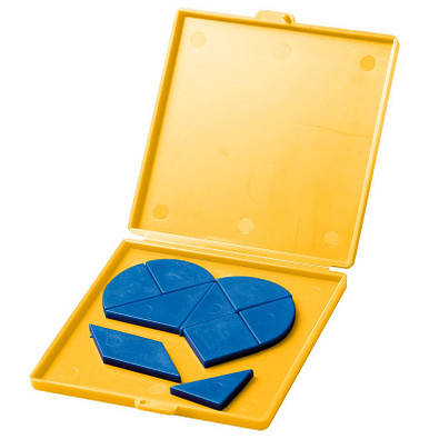 Motivpuzzle "Das gebrochene Herz", standard-gelb Motivpuzzle "Das gebrochene Herz", standard-gelb