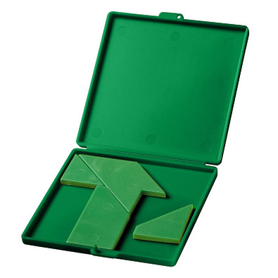 Motivpuzzle "T", standard-grün Motivpuzzle "T", standard-grün