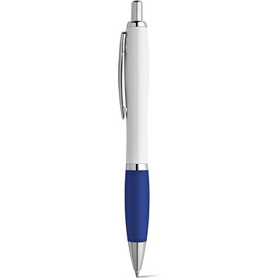 MOVE BK. Kugelschreiber mit Clip und Metall Applikationen, Blau