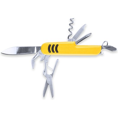 Multifunktionstaschenmesser Shakon, gelb