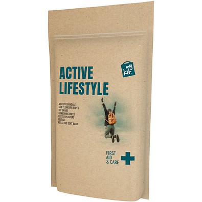 MyKit Active Lifestyle Erste-Hilfe in Papiertasche, Kraftpapier