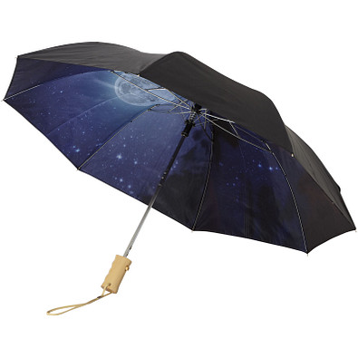 Nacht-Himmel 21" Automatik Kompaktschirm, schwarz Nacht-Himmel 21" Automatik Kompaktschirm, schwarz