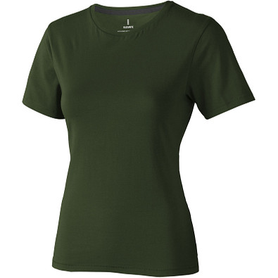 ELEVATE Damen T-Shirt Nanaimo, armeegrün, M