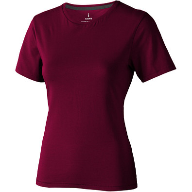 ELEVATE Damen T-Shirt Nanaimo, bordeaux, L