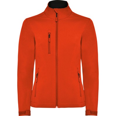 NEBRASKA WOMAN Softshell-Jacke, XXL, FIRE ORANGE