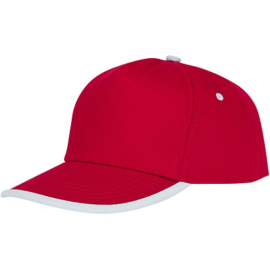 Nestor Kappe mit 5 Segmenten und Paspel, rot,weiss Nestor Kappe mit 5 Segmenten und Paspel, rot,weiss