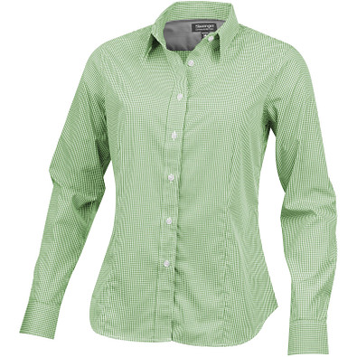 Slazenger™ Damen Langarm Bluse Net, grün, S Slazenger™ Damen Langarm Bluse Net, grün, S