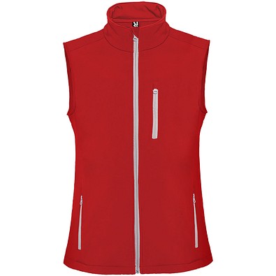 Nevada Softshellbodywarmer Unisex, rot, M
