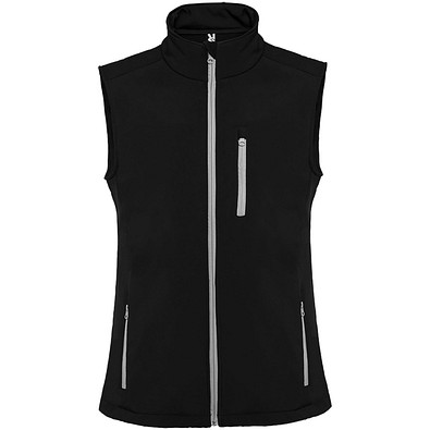 Nevada Softshellbodywarmer Unisex, schwarz, M