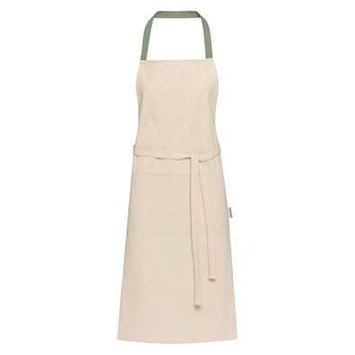 Nia 200 g/m² Schürze aus recycelter Baumwolle, heather grün