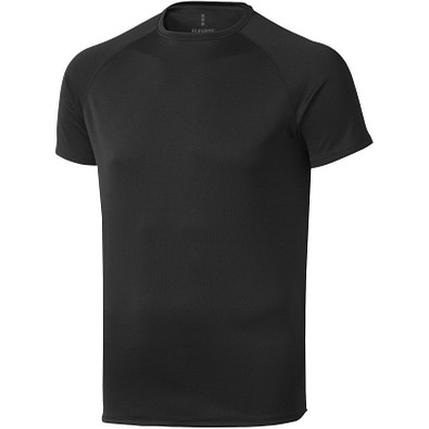 ELEVATE Herren T-Shirt Niagara cool fit, schwarz, XS