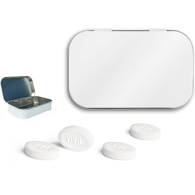 Nostalgiedose, 60 g, Vivil Friendship, weiß, ohne Druck