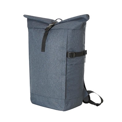 Notebook-Rucksack CIRCLE L, blau-grau meliert