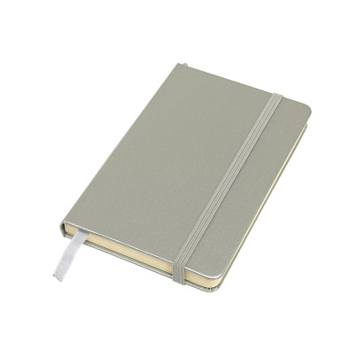 Notizbuch ATTENDANT im DIN-A6-Format,silber