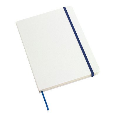 Notizbuch AUTHOR im DIN-A5-Format,blau, weiß