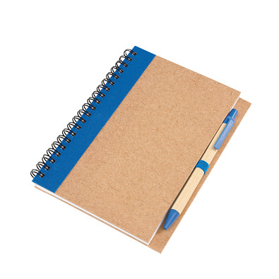 Notizringbuch RECYCLE L,blau