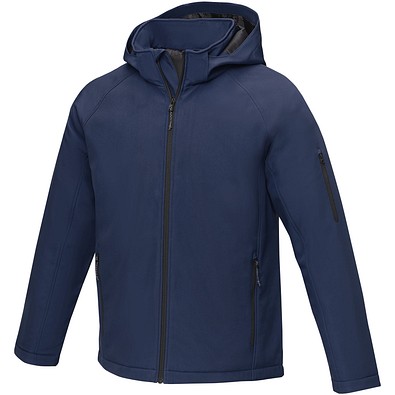 Notus wattierte Softshell Herrenjacke, navy, L