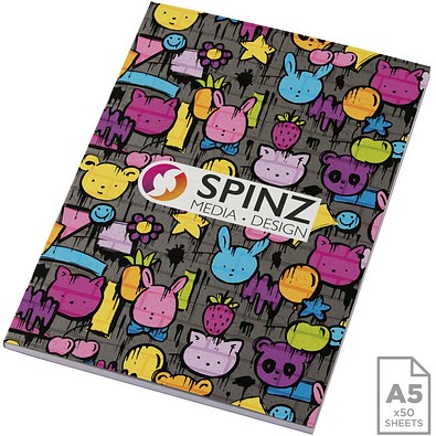 Novella Austen A5 Softcover Notizbuch – 50 Blatt, grau