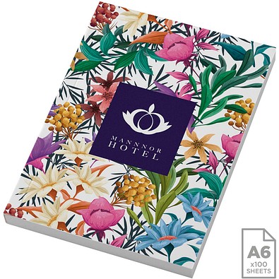 Novella Austen A6 Softcover Notizbuch – 100 Blatt, weiss