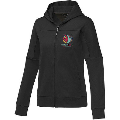 Nubia Performance Kapuzensweatjacke für Damen, schwarz,  M