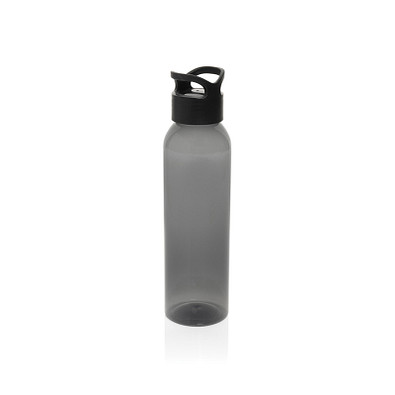 Oasis RCS recycelte PET Wasserflasche 650ml, schwarz