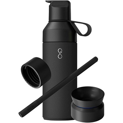 Ocean Bottle 500 ml 3 in 1 Set, Obsidian Black
