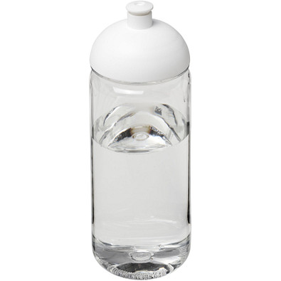 Octave Tritan™ 600 ml Sportflasche mit Stülpdeckel, transparent,weiss Octave Tritan™ 600 ml Sportflasche mit Stülpdeckel, transparent,weiss