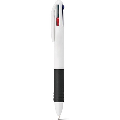OCTUS. 4 in 1 Kugelschreiber mit 4 Minenfarben, Schwarz