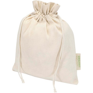 Odisha 140 g/m² OCS Bio Zuziehbeutel – 30 × 25 cm, natur